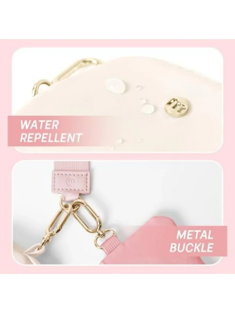 Mini Zip Around Wristlet Wallet for Women - Detachable Keychain Coin Purse